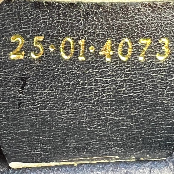 Gucci Authentic Vintage Navy Canvas Shoulder Bag Purse - Picture 6 of 10